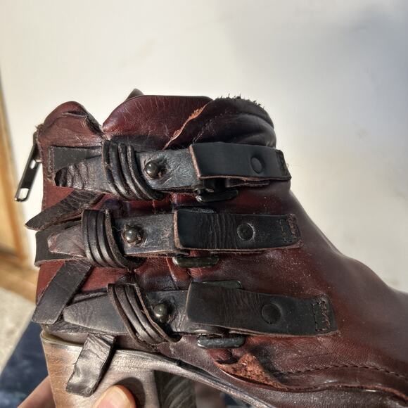Freebird By Steven FB Circe Rust Size 6 Boots Booties Leather - Picture 7 of 12